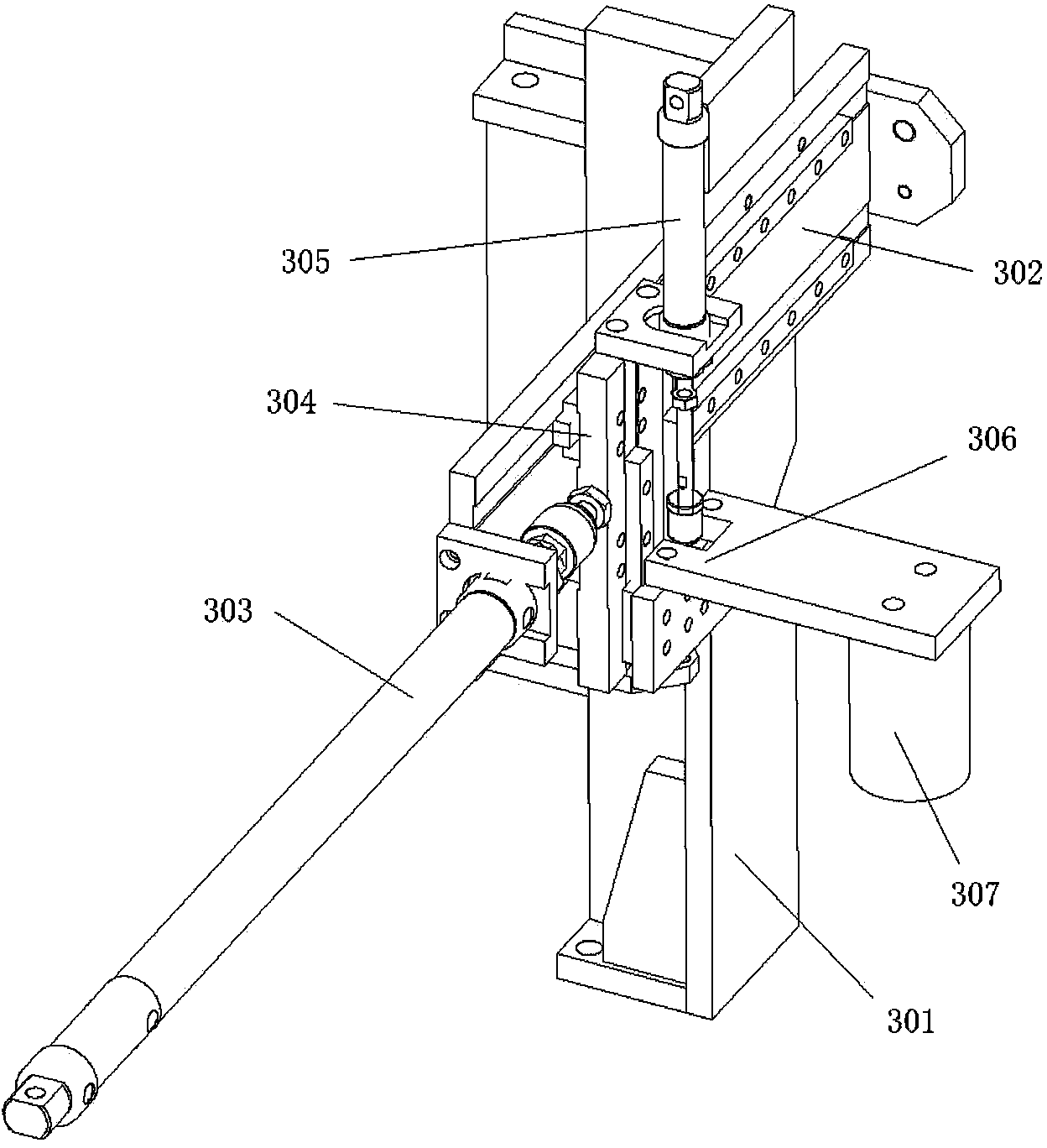 Automatic assembling machine for lamp bracket