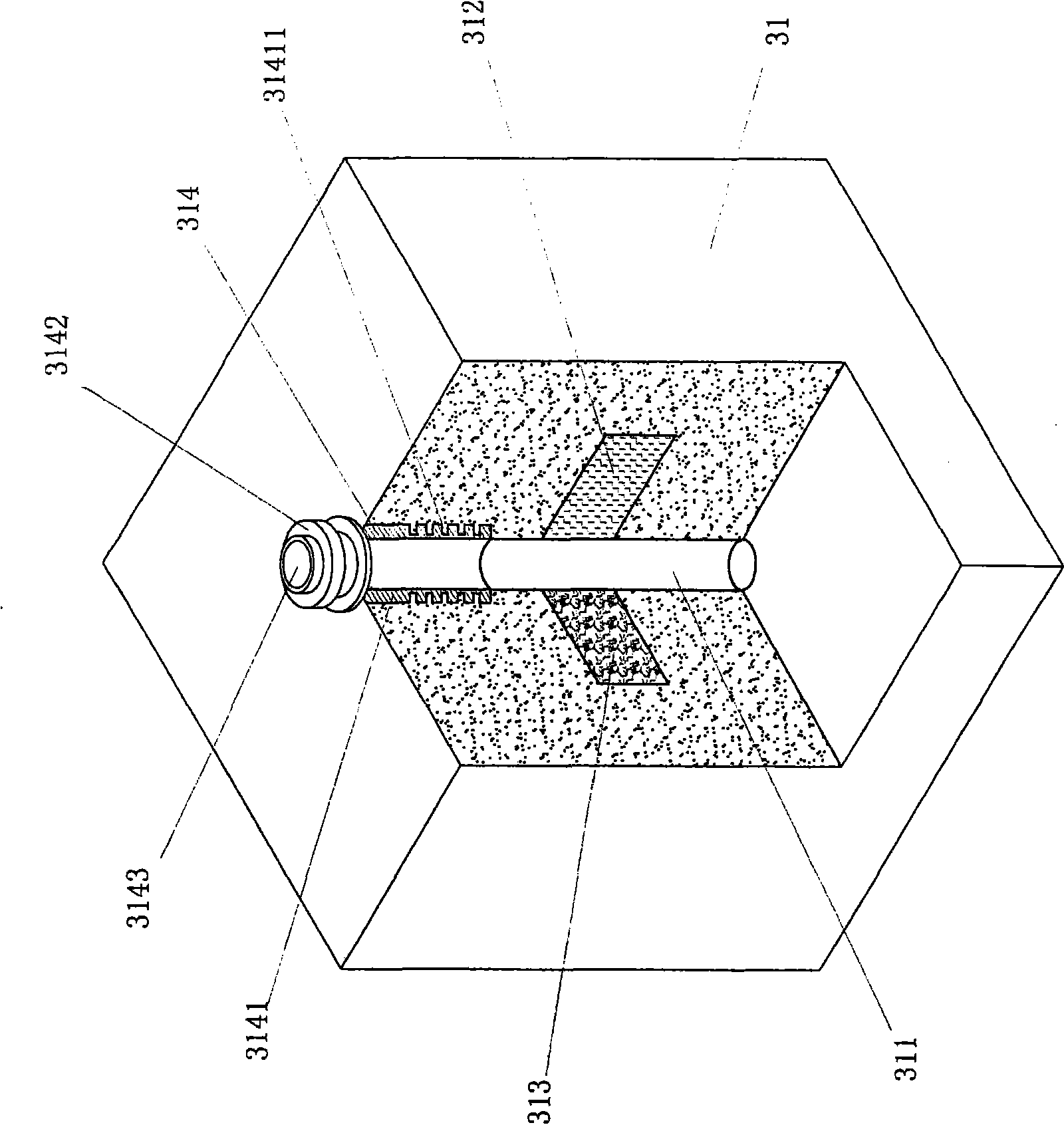 True triaxial drilling leakage blockage simulation assessment device