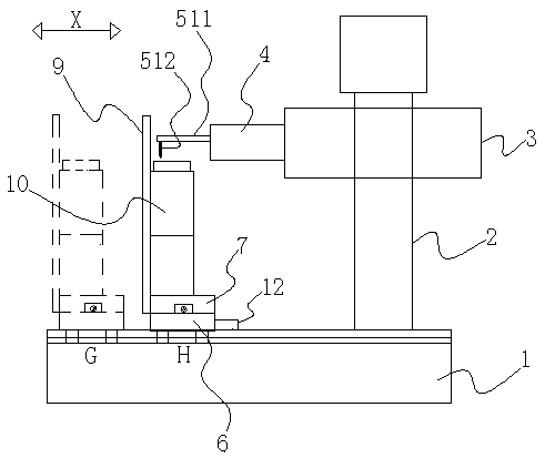 A device and method for detecting the roughness profile of a roller generatrix of a cylindrical roller bearing