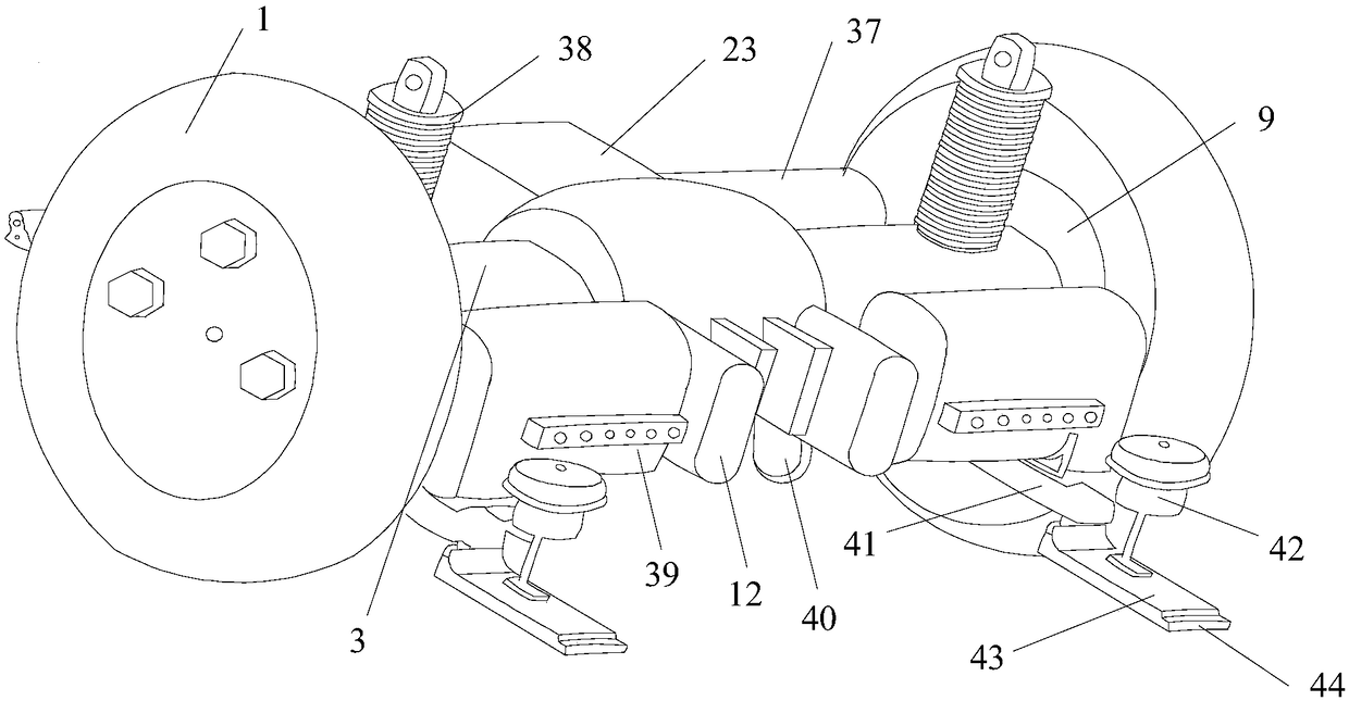 Automobile multifunctional drive axle