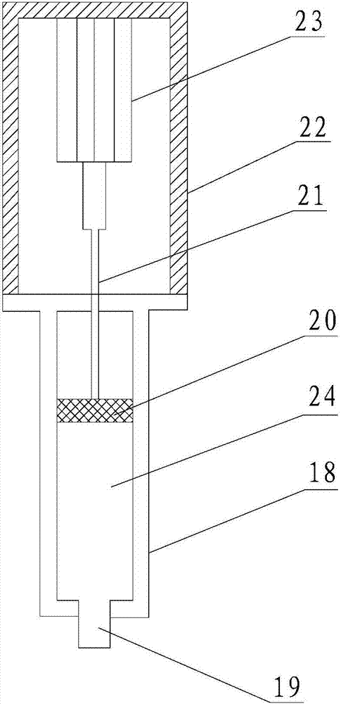 Automatic sub-packaging equipment with double sub-packaging heads used for dam glue production