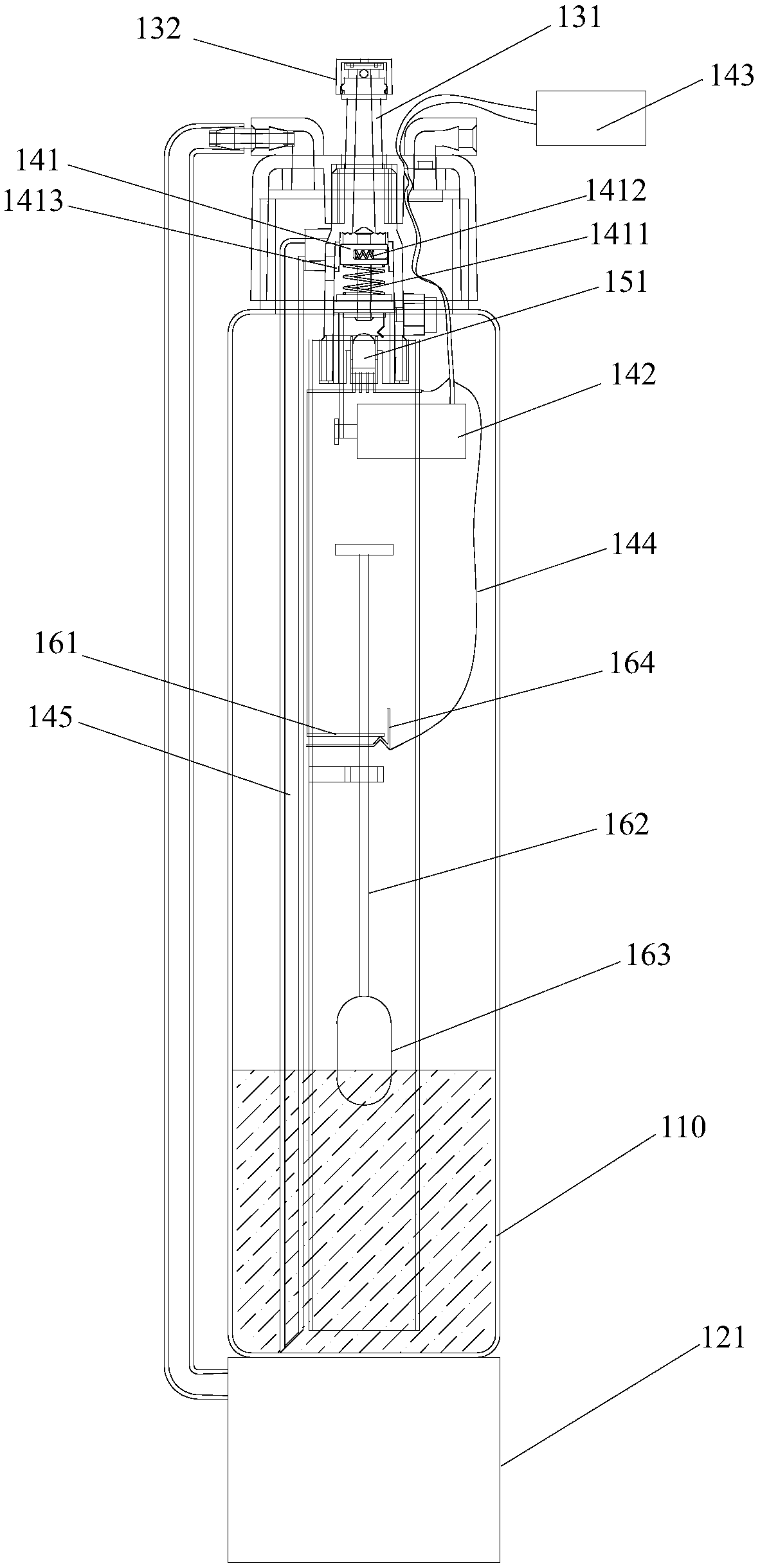 Electronic firework spraying control device and electronic firework spraying system