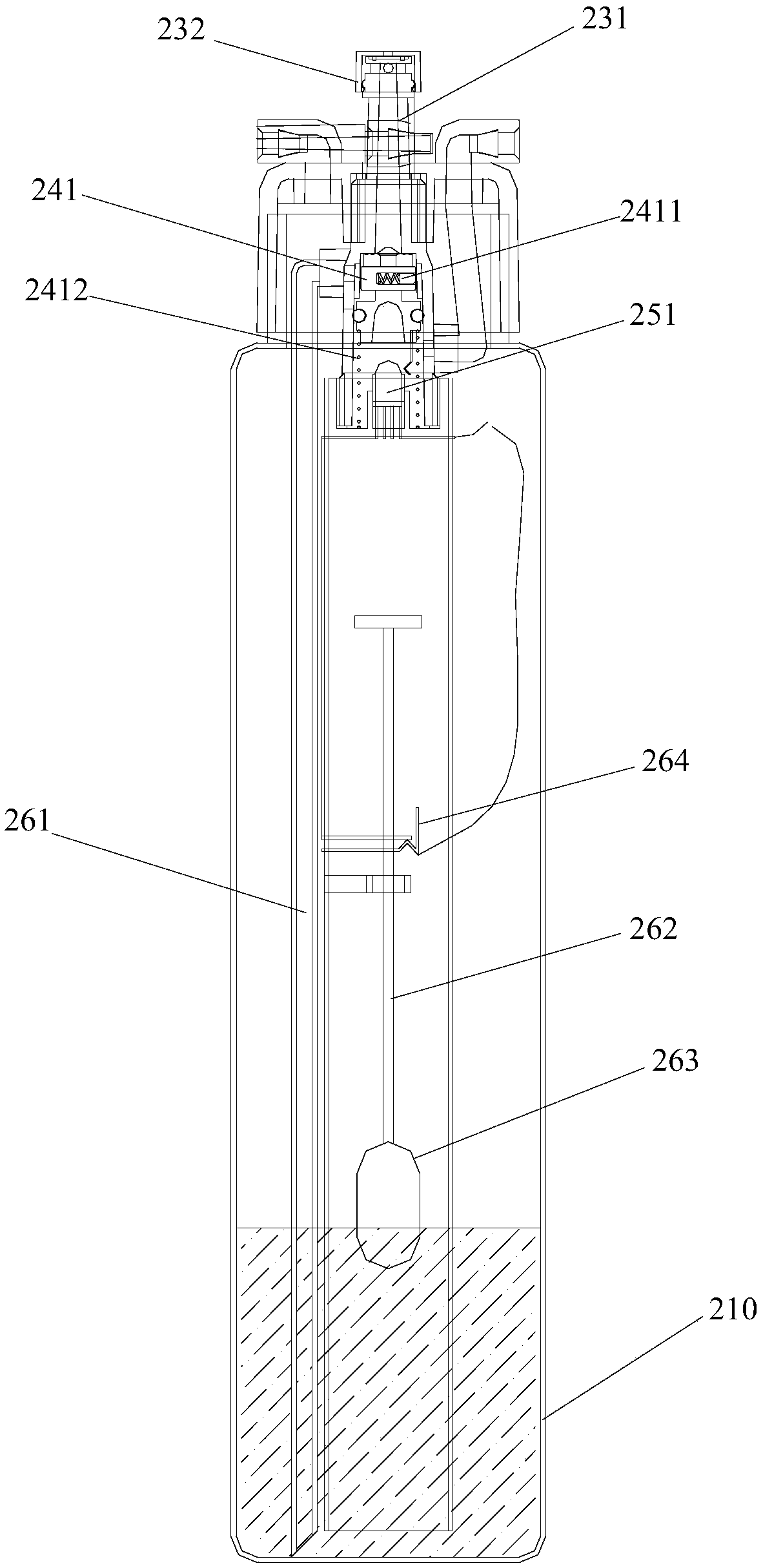 Electronic firework spraying control device and electronic firework spraying system