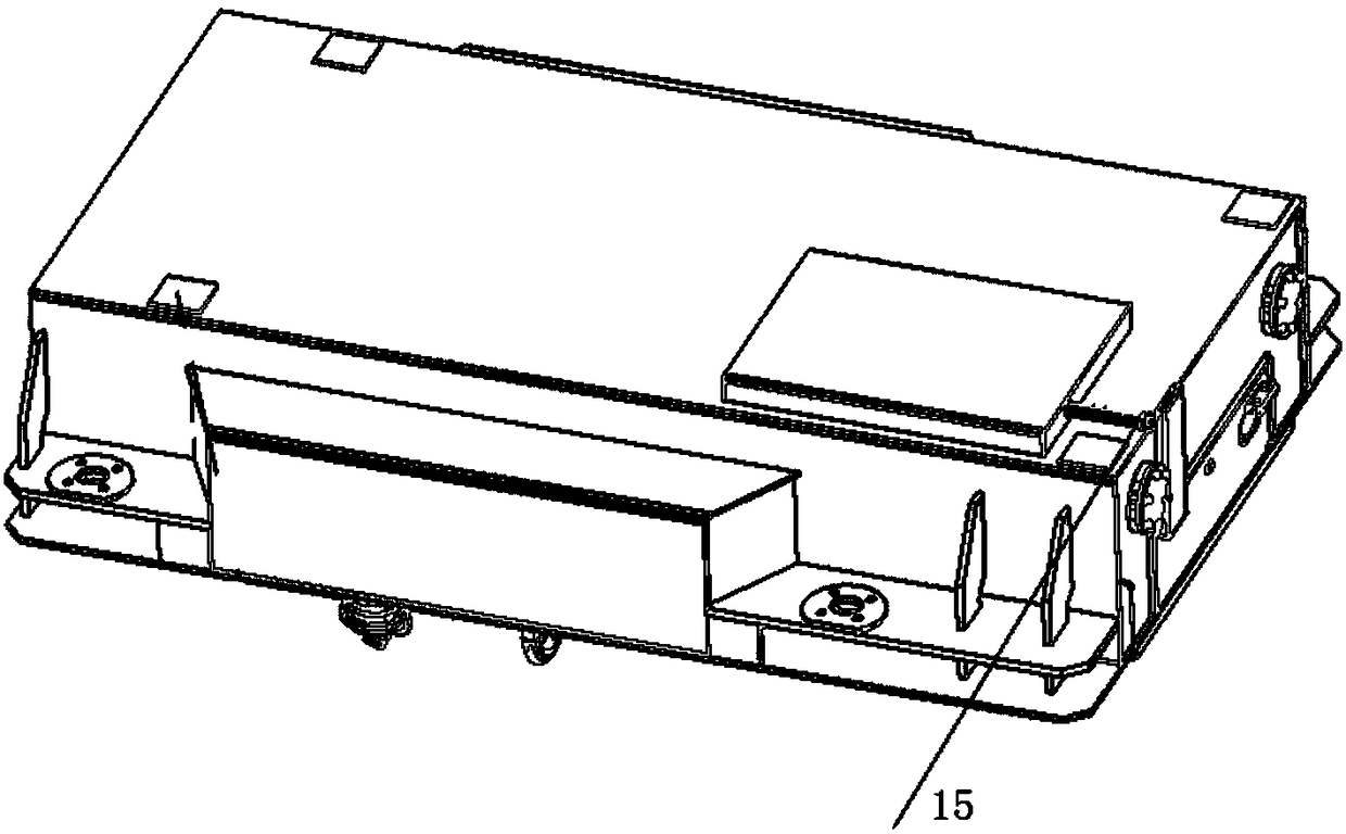 A diesel engine installation frame integrating a fuel tank