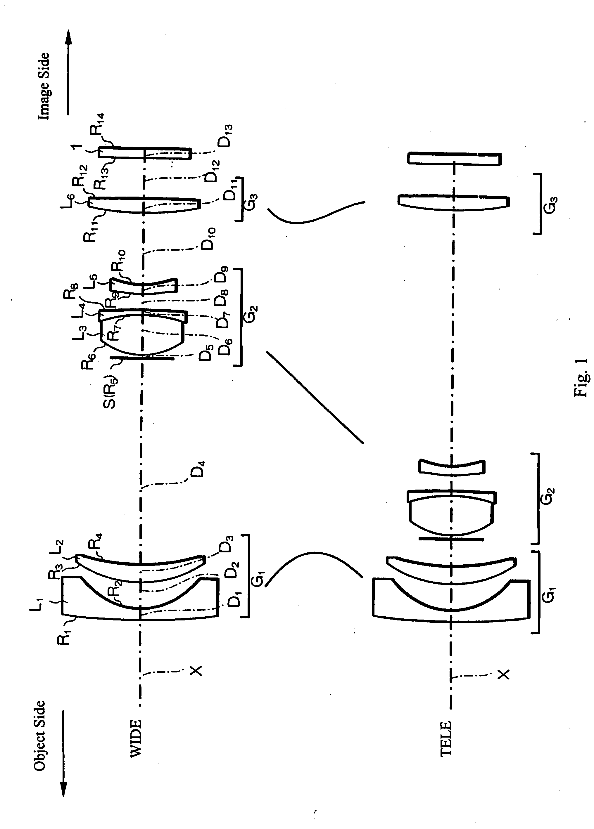 Three-group zoom lens