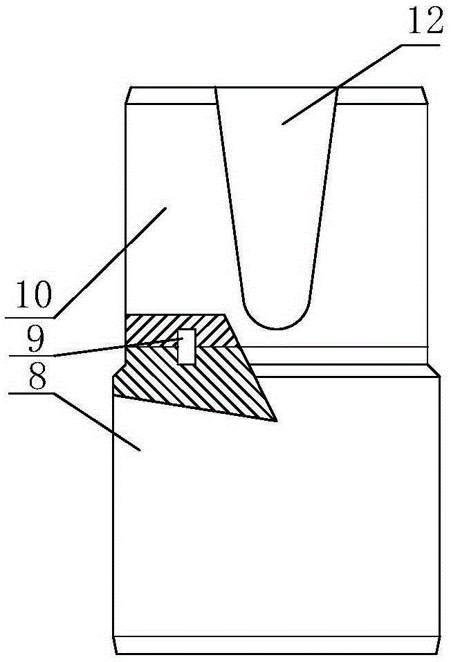 Valve element structure of pulverized coal flow adjusting valve