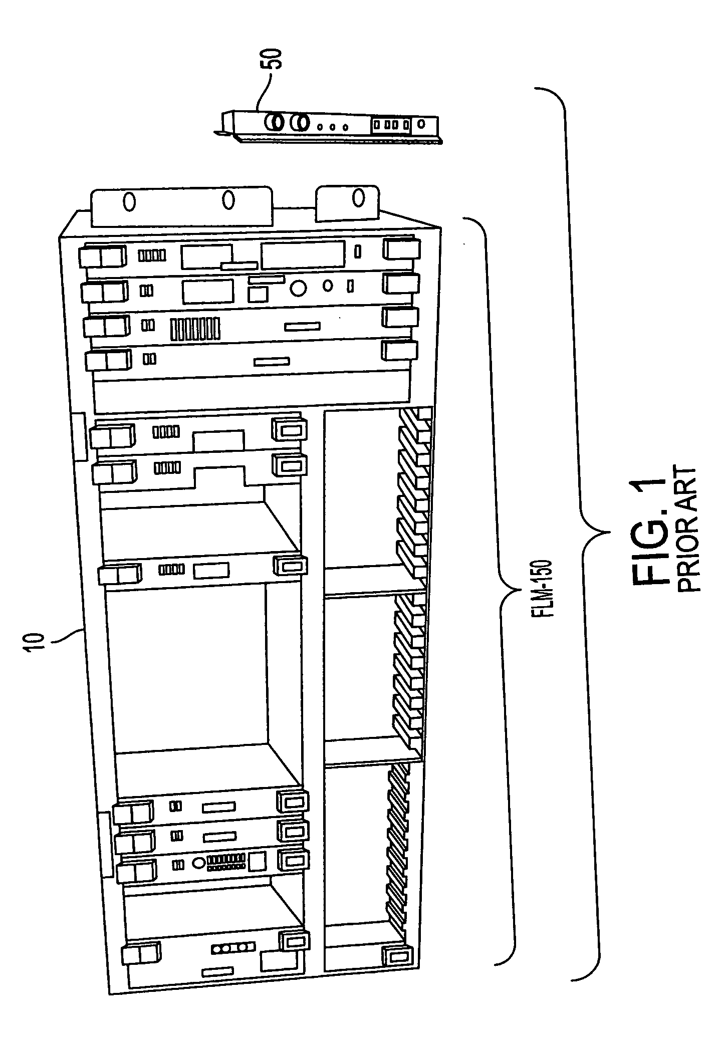 Compact enclosure for SONET multiplexer cards and SONET multiplexer card having front panel access to electrical and optical connectors