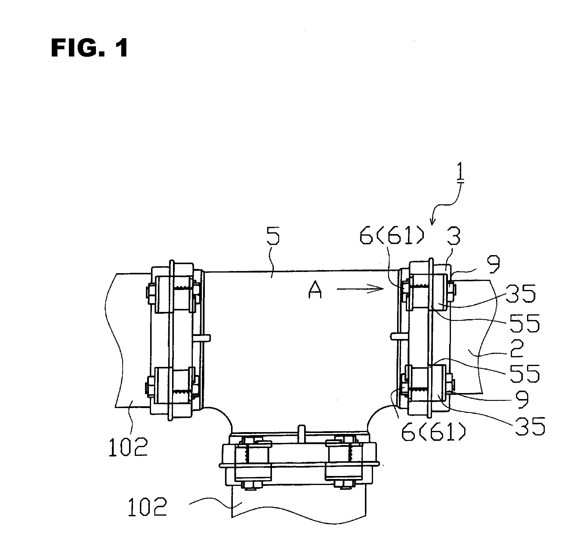 Connection structure between thin wall stainless steel pipe and joint