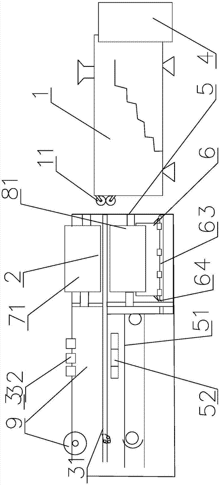 Plastic suction forming all-in-one machine