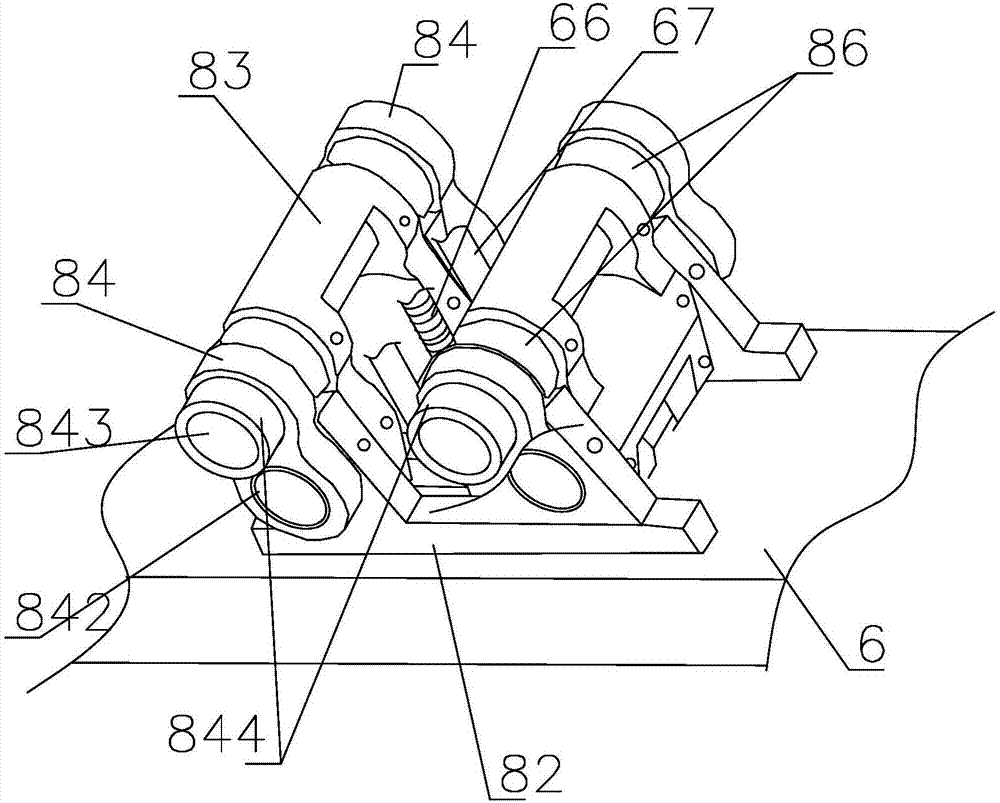 Plastic suction forming all-in-one machine