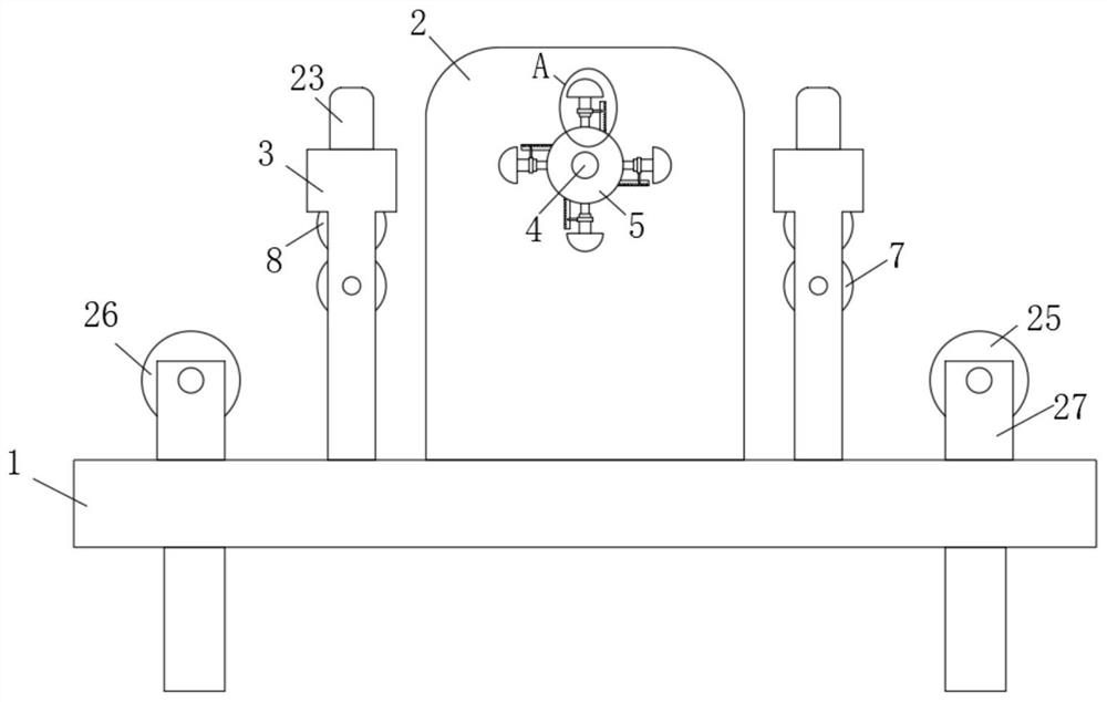 Melt-blown fabric strength testing device for intermittent mask production