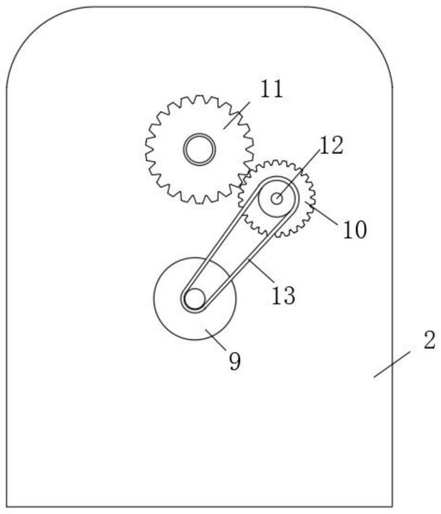 Melt-blown fabric strength testing device for intermittent mask production