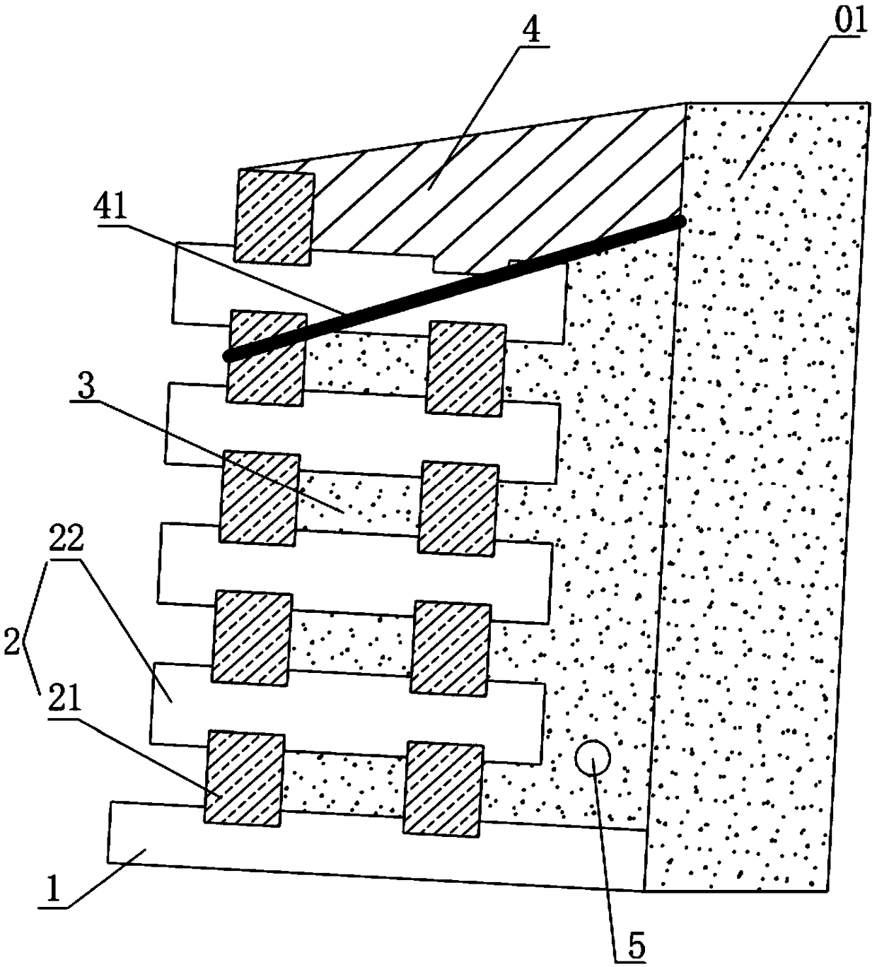 Assembled ecological retaining wall and construction method thereof