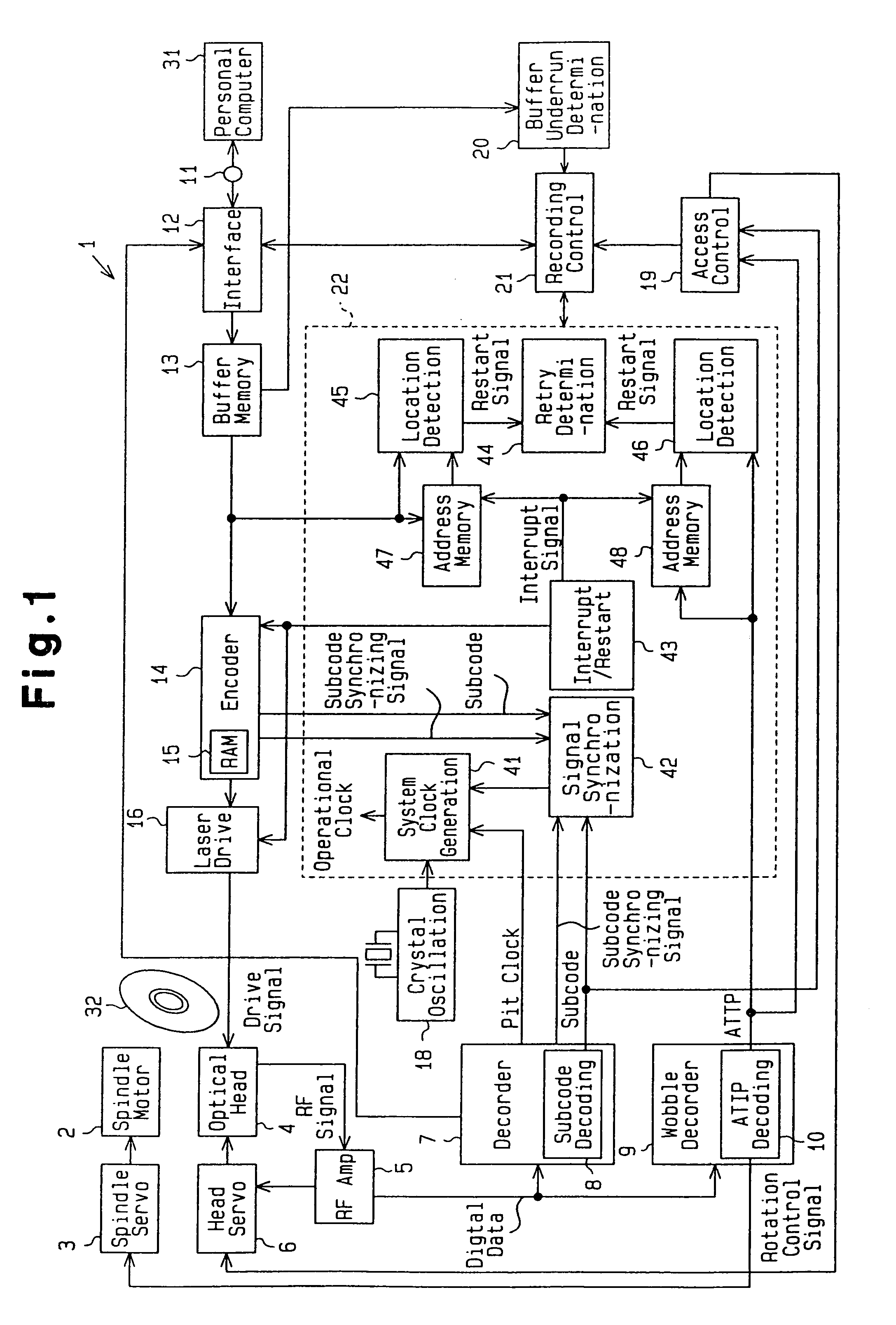 Controller for data recorder