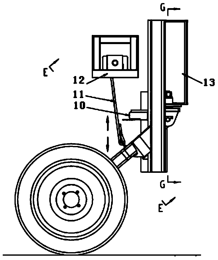 Automotive follow-up mileage measuring device