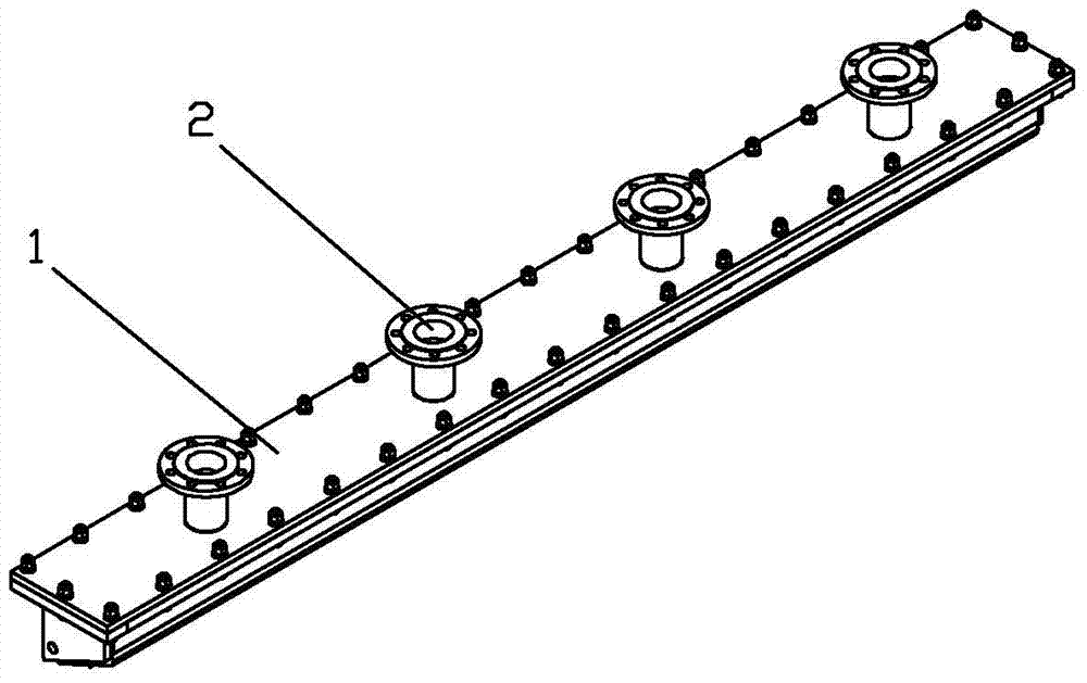 A cooling device capable of forming high-density oblique jet flow