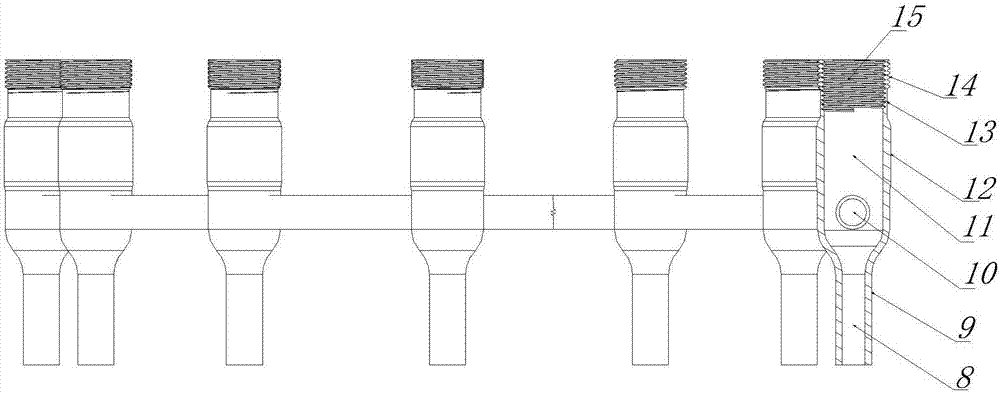 A fuel injection system component of an aerospace engine and a fuel injection method thereof