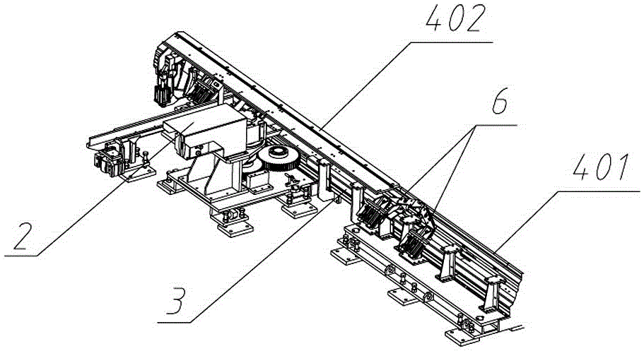 Flexible production line suitable for automobile side body production