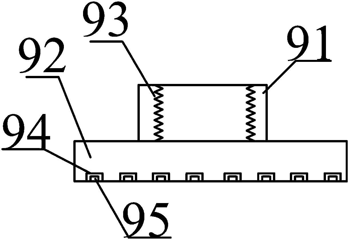 Suction cup type pre-installed meter hanging board for electric energy meter calibration device