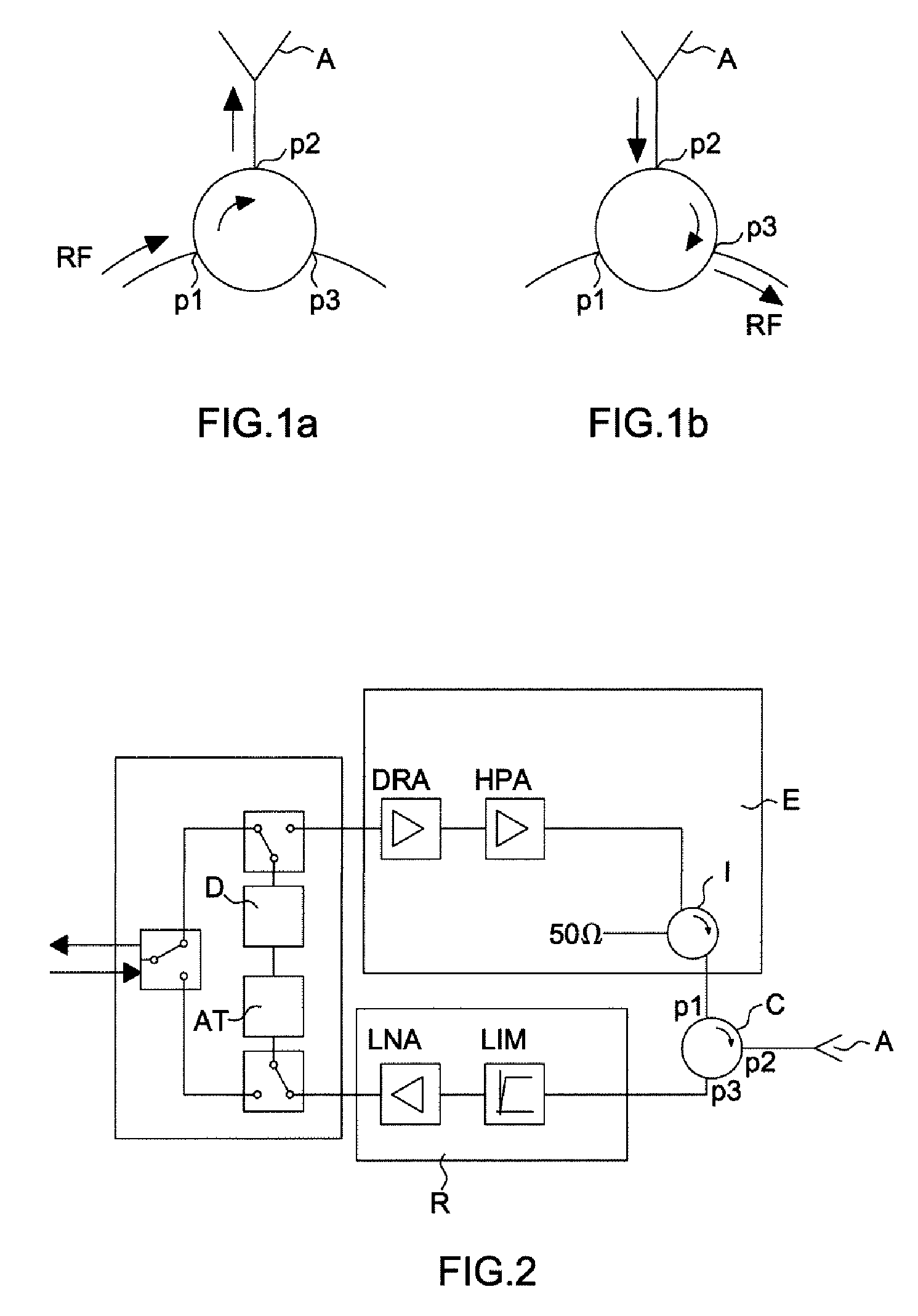 Radiofrequency or hyperfrequency circulator