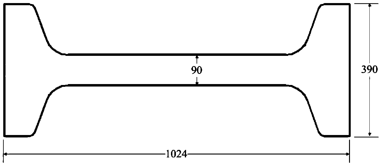 A single-point unbalanced protective casting device for ultra-thin large-scale aluminum-containing steel profile billet and its use method