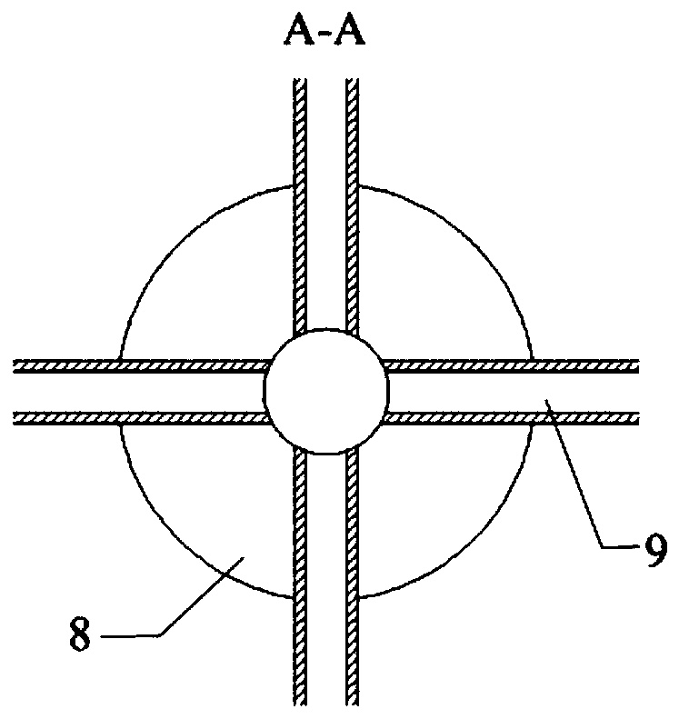 A single-point unbalanced protective casting device for ultra-thin large-scale aluminum-containing steel profile billet and its use method