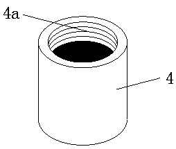 High-pressure grouting device for deepwater karst fissure development geology and construction method