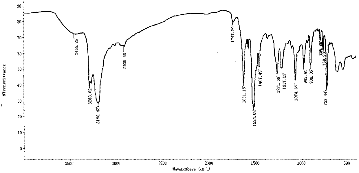 Condensation derivative of chitosan and substituted phenylthiosemicarbazide and preparation method thereof