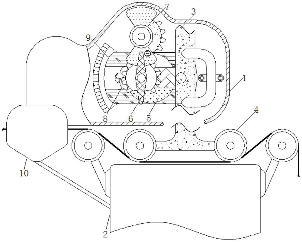 Oiling device capable of reducing oil scraping damage degree of yarns and meeting requirements of different yarns