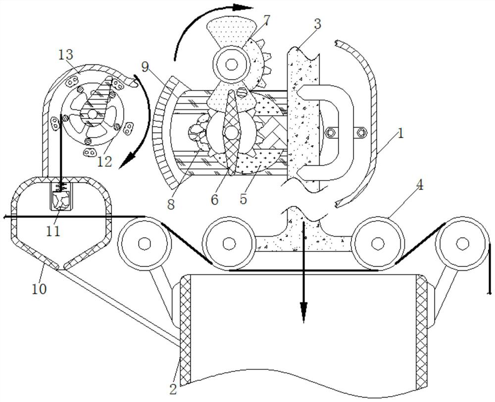 Oiling device capable of reducing oil scraping damage degree of yarns and meeting requirements of different yarns