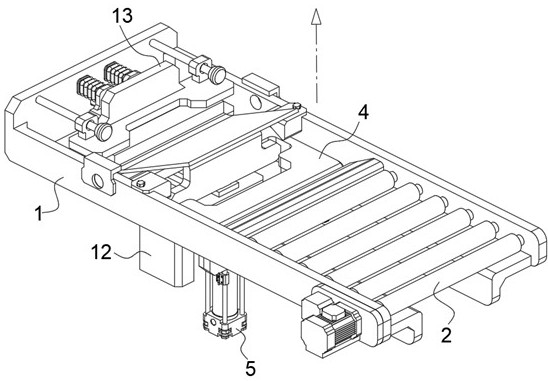 Attached type lifting scaffold production equipment