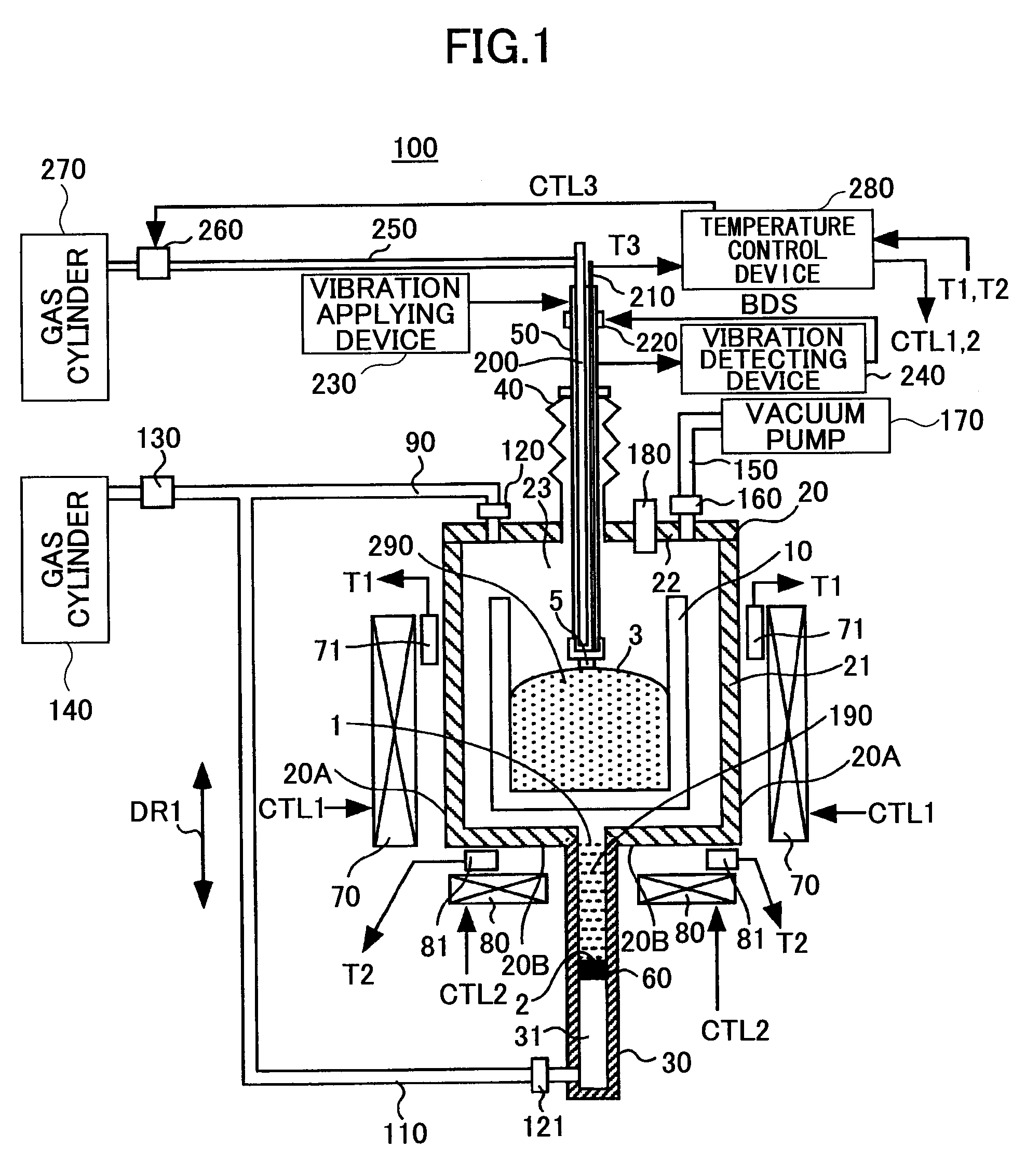 Crystal preparing device, crystal preparing method, and crystal