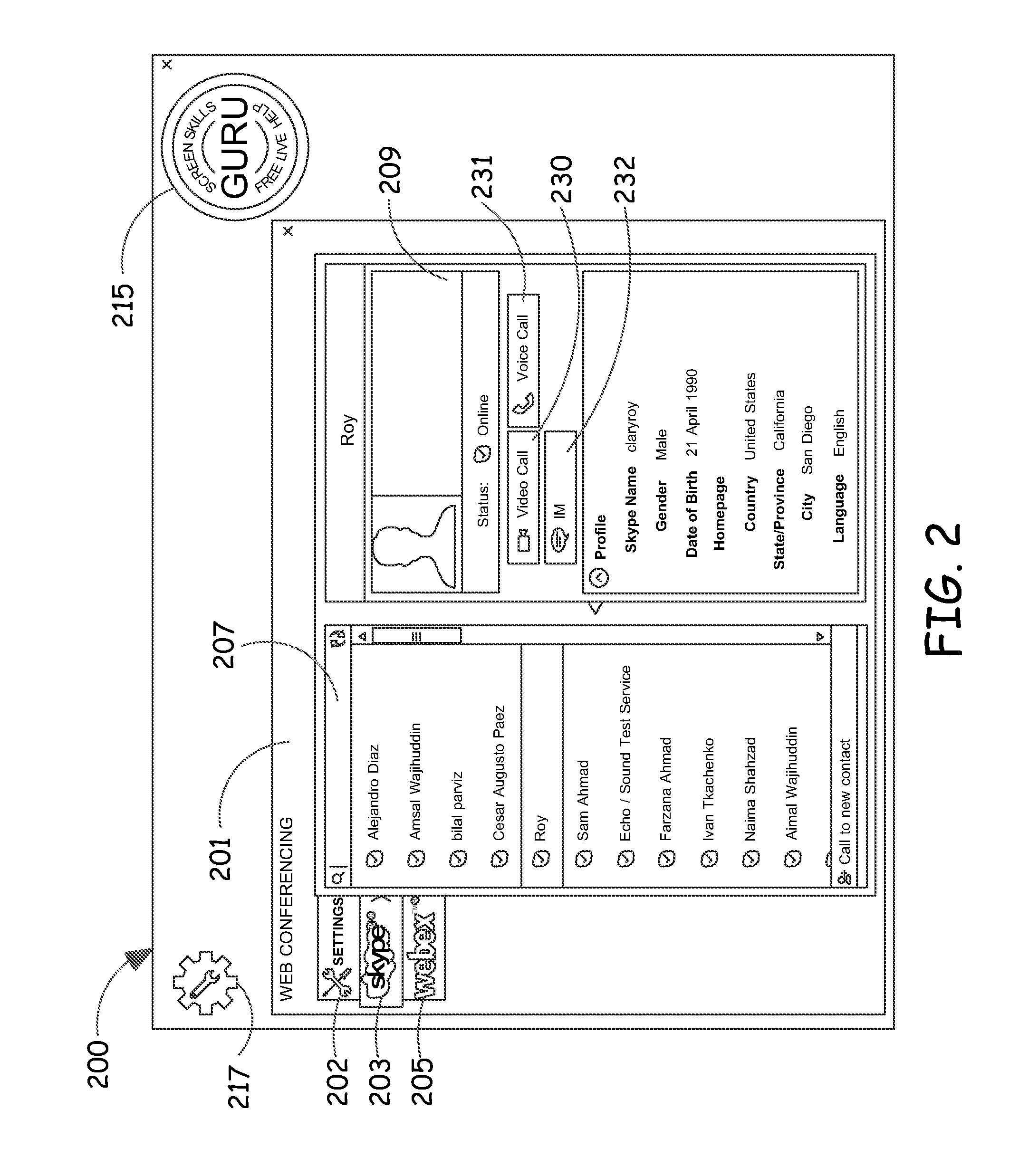 Cross-Platform Conferencing Interface