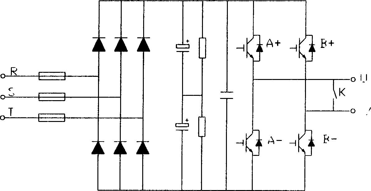 Method for processing power module fault of high voltage and high power frequency converter