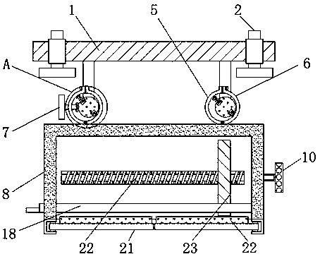 Mounting equipment convenient to disassemble and fix intelligent terminals