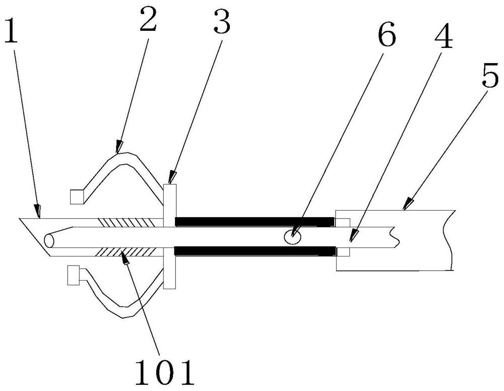 Vacuum blood sampling knife