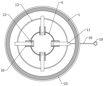 Municipal sewage treatment device based on regeneration and recovery and treatment process of device