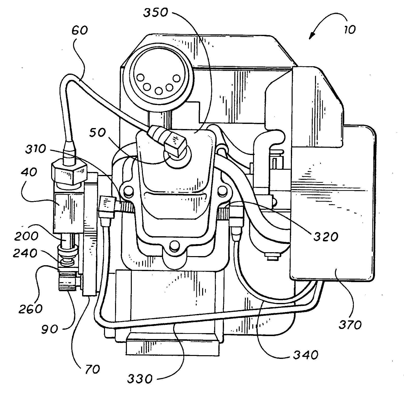 Variable compression engine