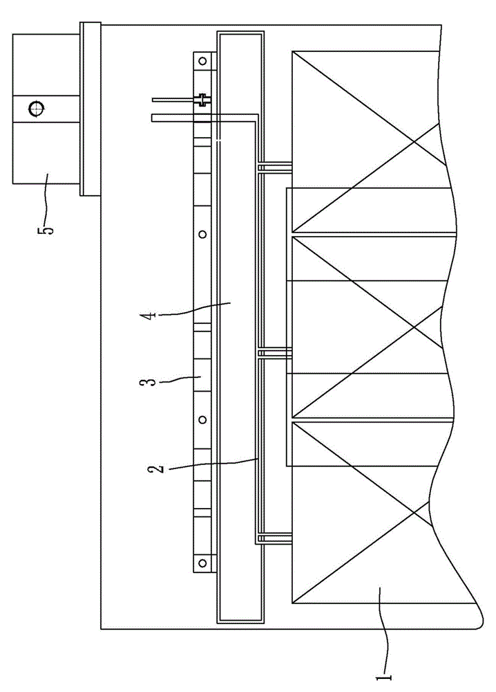 Fiber temperature measuring structure used for 10kV distribution transformer