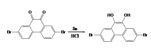 2,7-dibromide-9,10 substituted-phenanthrene derivatives