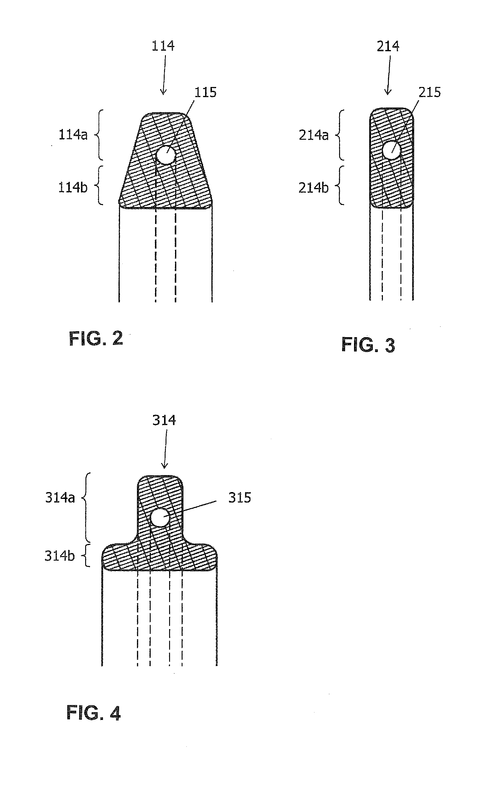 Damping element for decoupling elements, in particular for membrane bellows