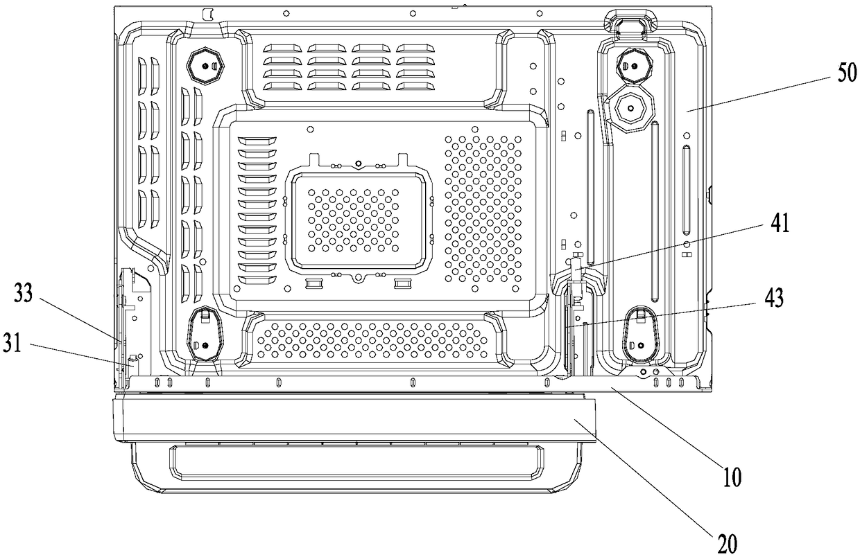 Drop-Down Door Mounting Structures and Cooking Appliances