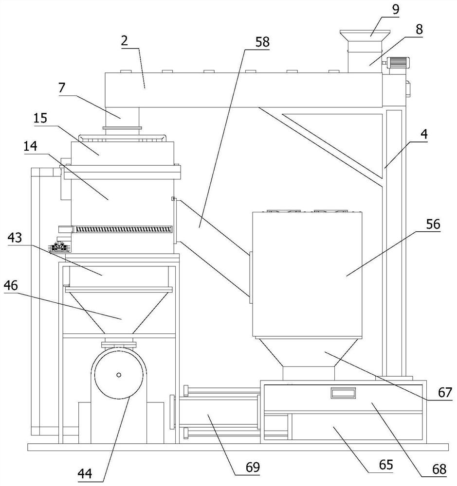 Environment-friendly cleaning equipment for solid waste treatment