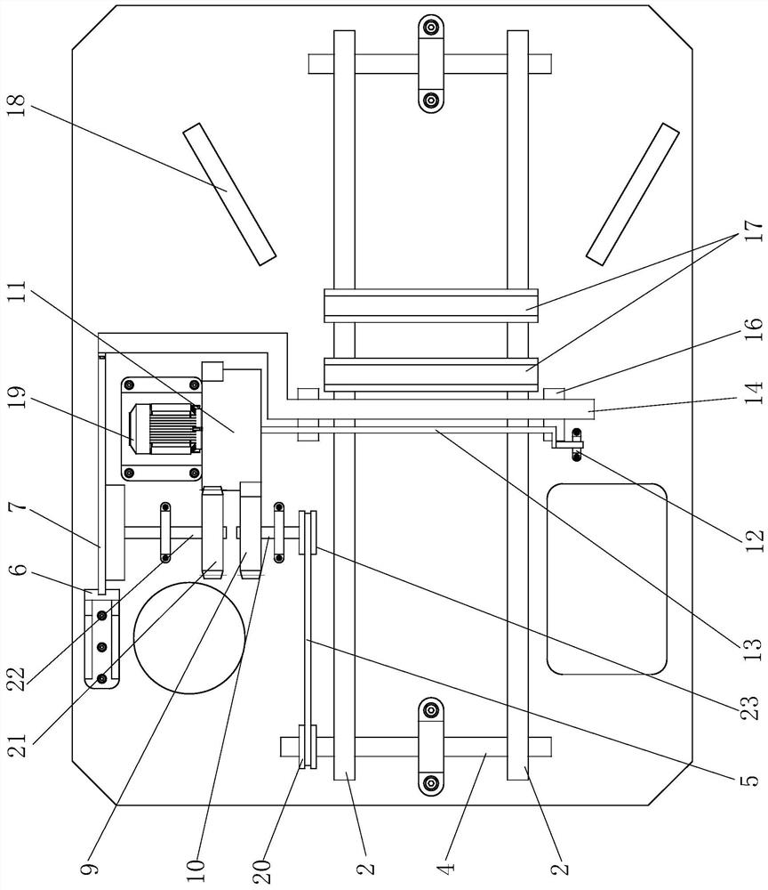 A support type aluminum tube cutting device