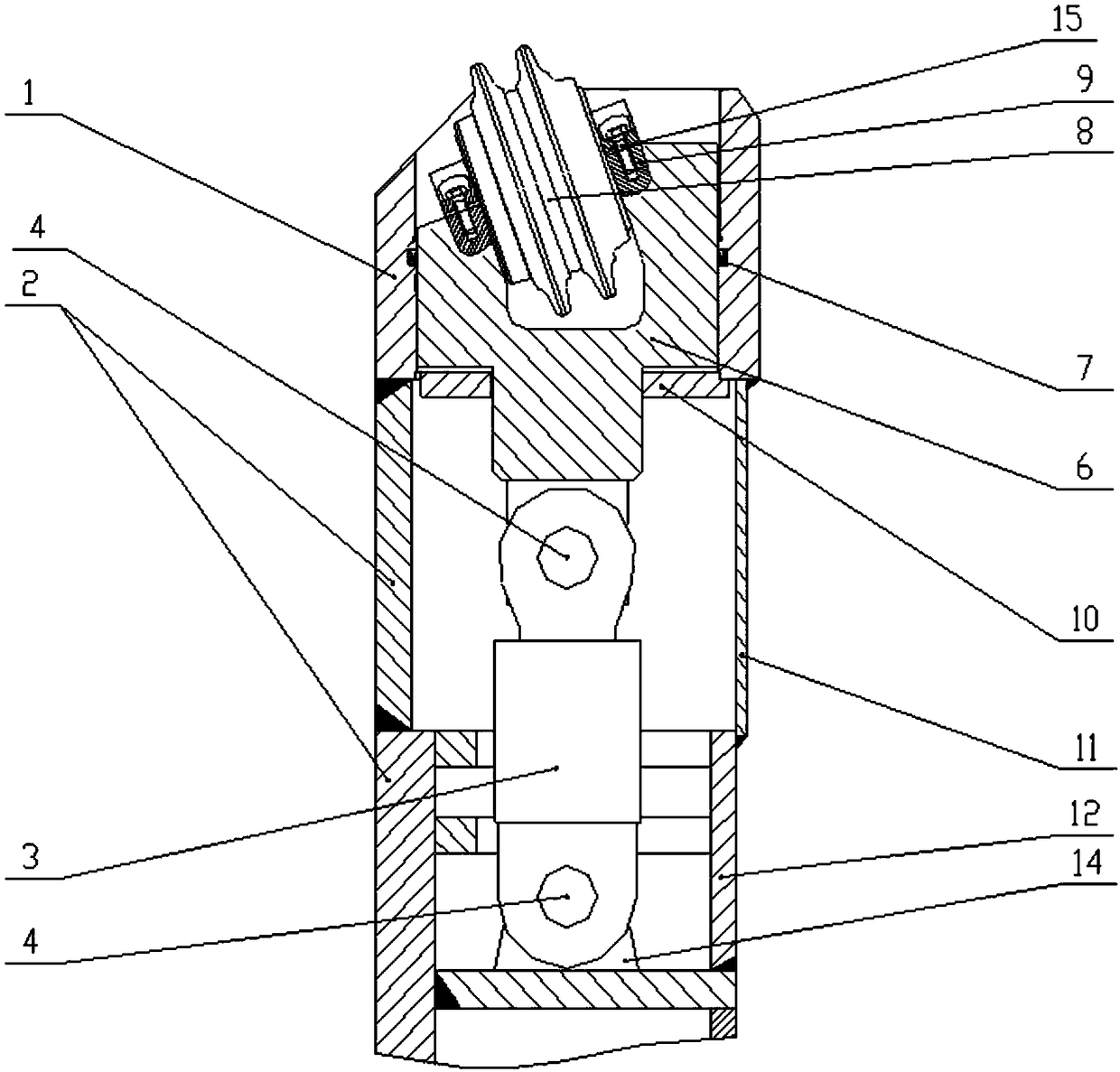 Tunneling machine and overbreak knife thereof