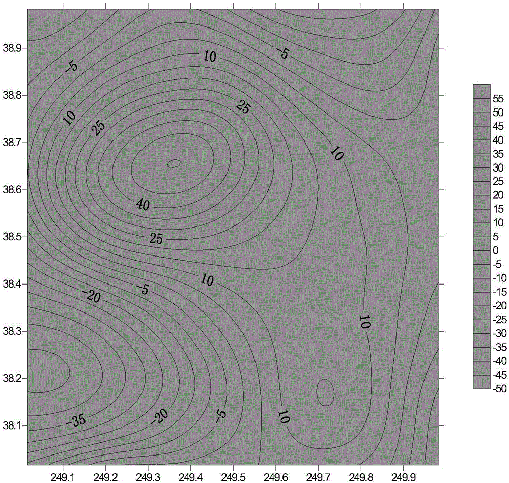 Two-step integral inverse method for determining geoidal surface based on band-limited aerial vector gravity