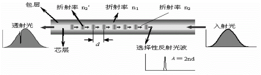 Foreign matter limit invasion monitoring system based on fiber Bragg gratings