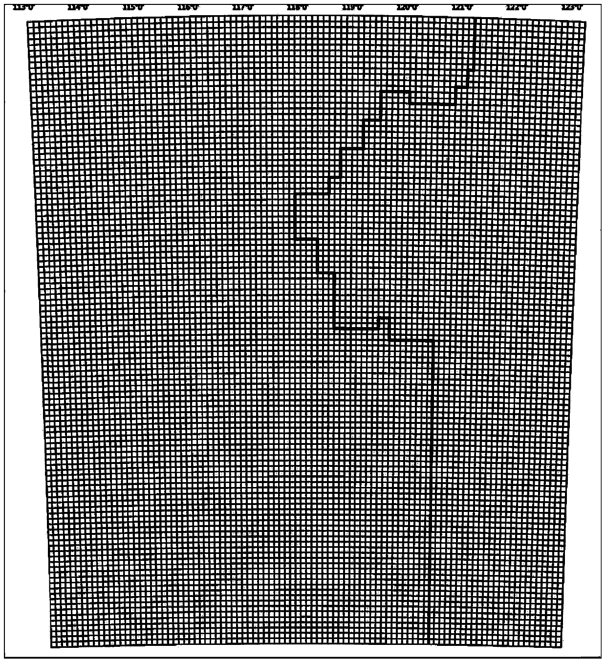 Moving target activity range recording method based on local grid