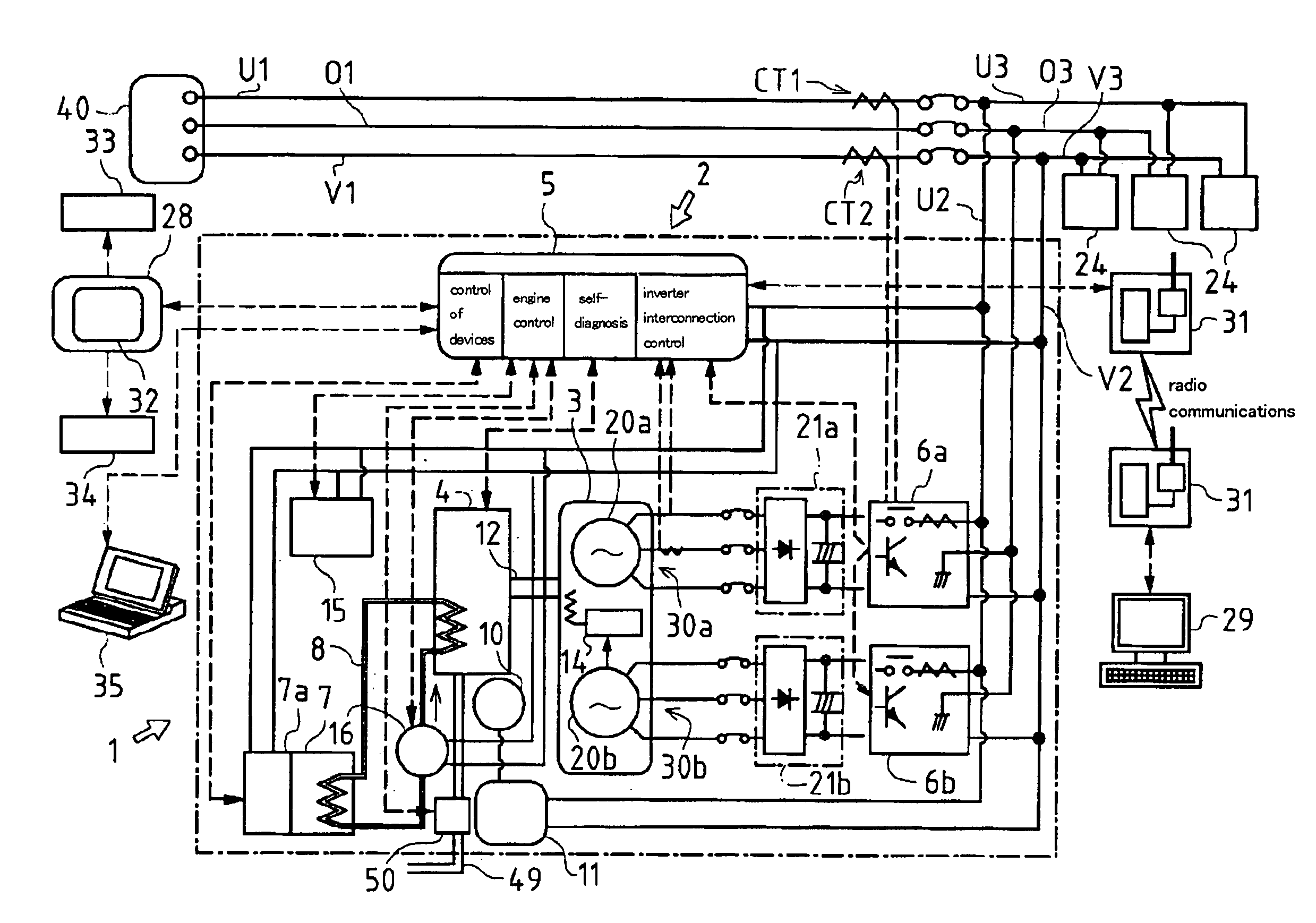 Power generator and system comprising it