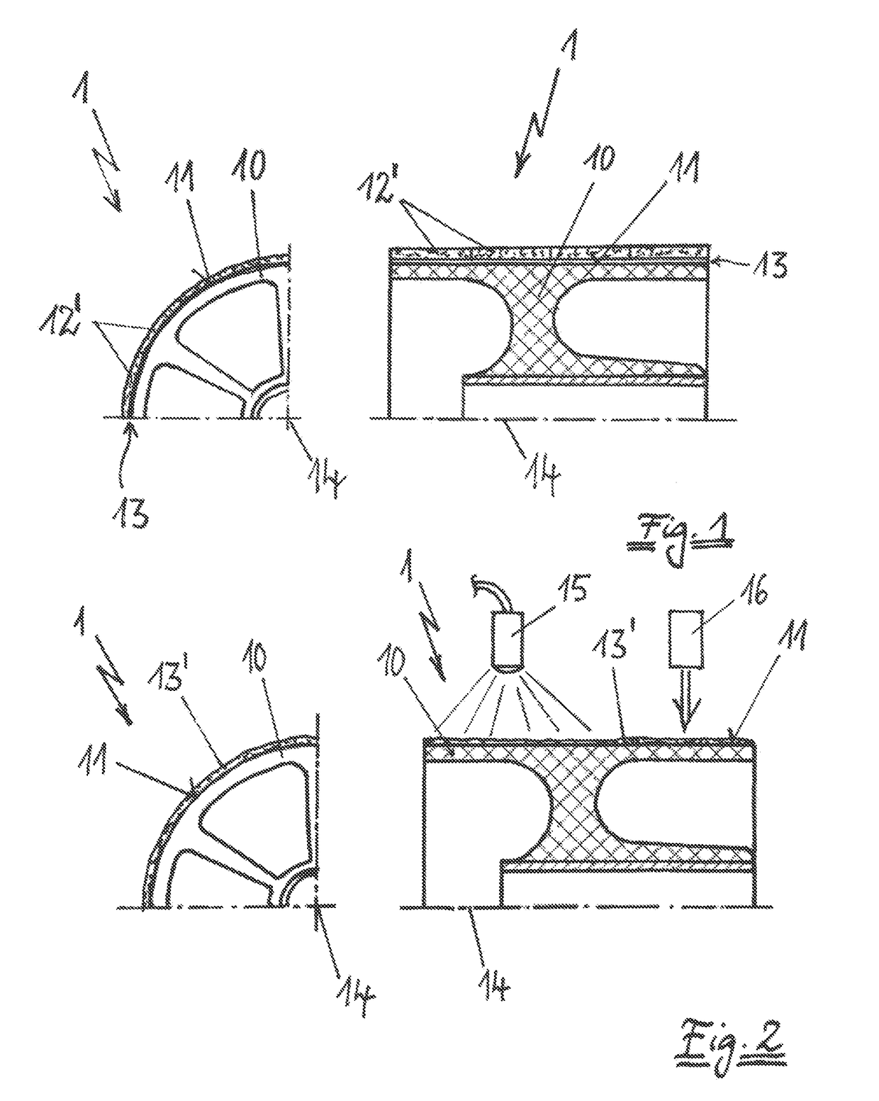 Method for reusing an abrasive tool